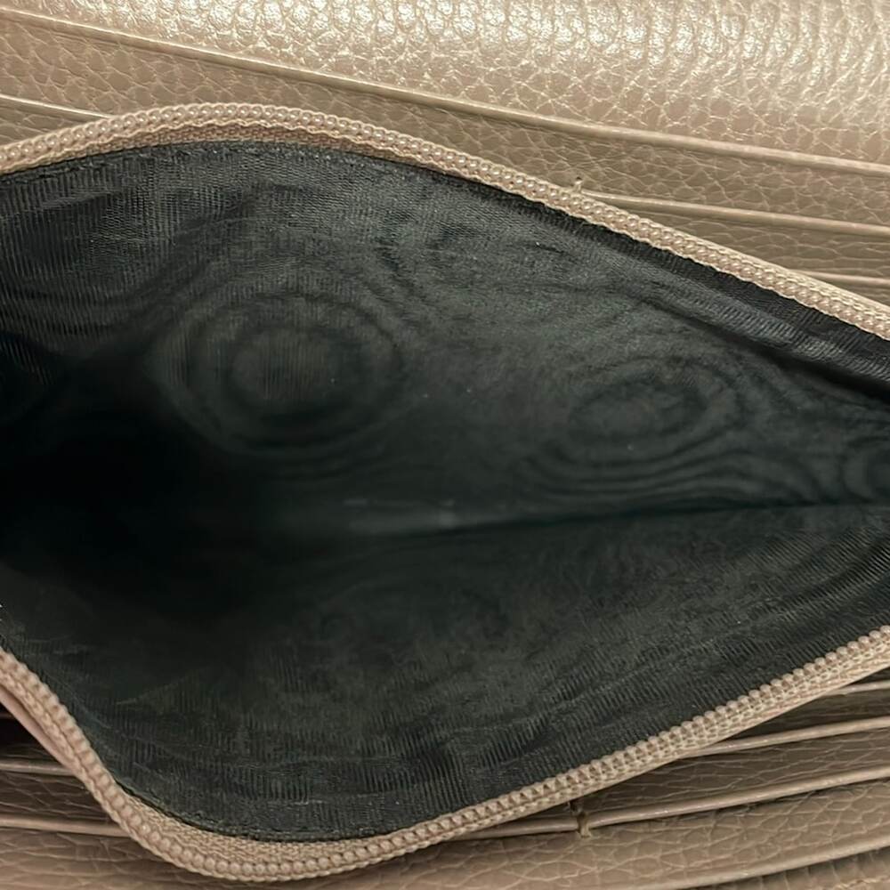 Gucci GG Marmont Long Wallet 456116 Pink Beige PVC Leather - Picture 5 of 7